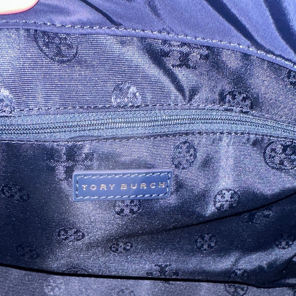Tory Burch Dark Blue Tote Bag - Picture 5 of 5